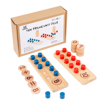 EcoToys NumoBoard™ | Aprender a contar jugando - Tablero de números de madera